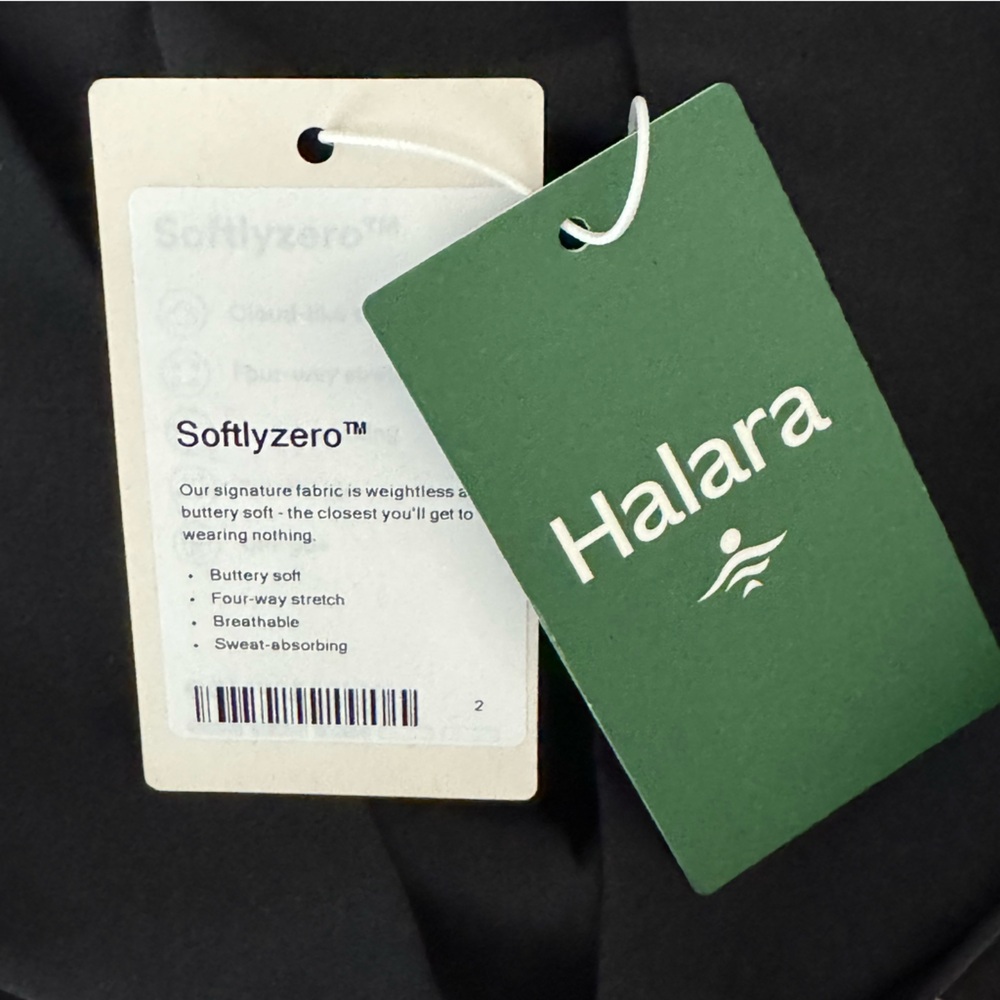 NWT Halara UltraSculpt High Waist Tummy Control Leggings Black 7/8 Length Size M - Picture 8 of 8